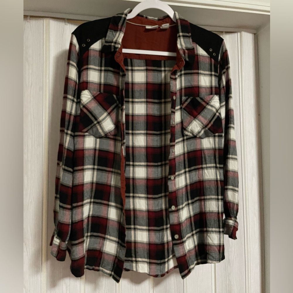 Westbound Plaid Button Down Flannel - image 2